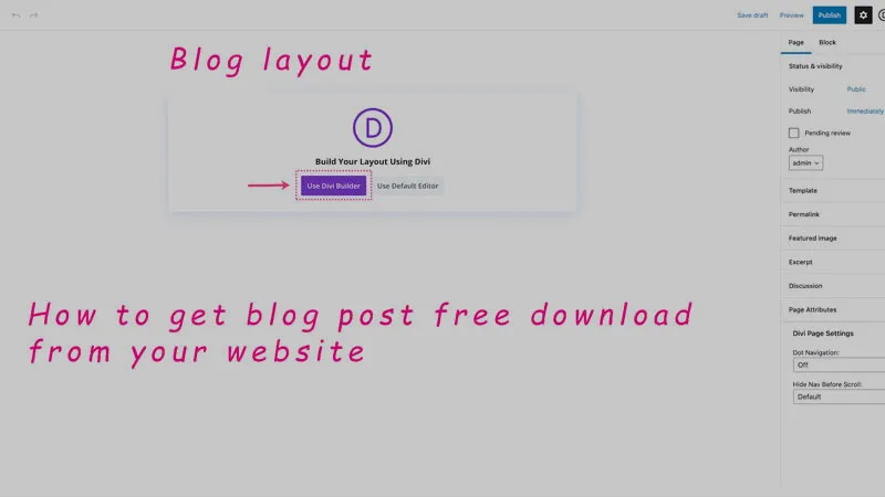 How to Download Free 20 Divi Blog Layout Design