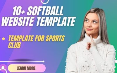 The Perfect 10 Softball Website Template 2025