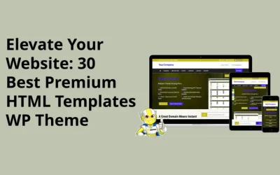 Elevate Your Website: 30 Best Premium HTML Templates WP Theme