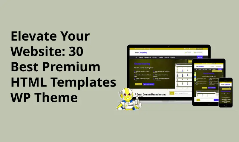 Elevate Your Website: 30 Best Premium HTML Templates WP Theme