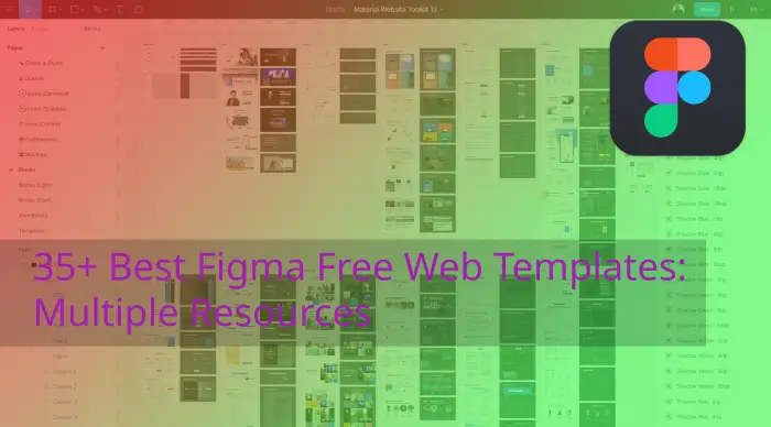 35+ Best Figma Free Web Templates: Multiple Resources 