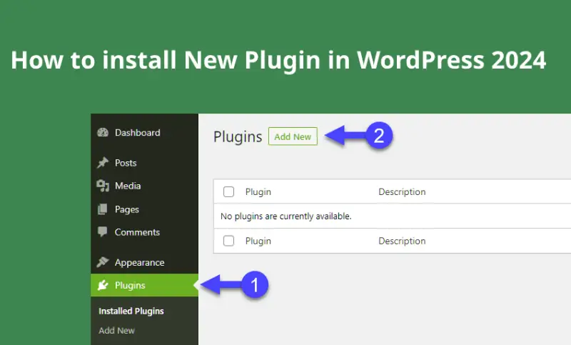 How to install New Plugin in WordPress 2024