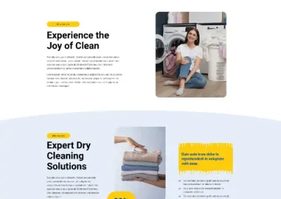 Laundrix Laundry Dry Cleaning Services Elementor Template Kit