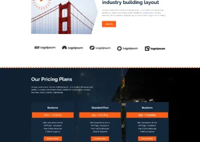 Conspy Construction Industry Building Divi Layout