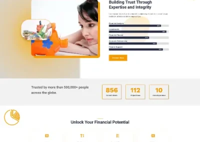 Finan Finance Consulting Divi Layout