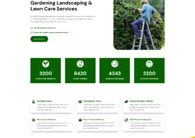 Gardian Landscape Gardening Divi Layout