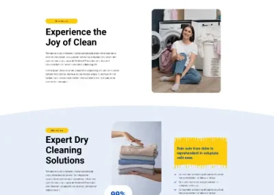 Laundrix Laundry Dry Cleaning Services Elementor Template Kit